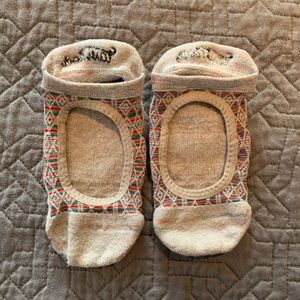 Striped Mary Jane Style Sticky Socks